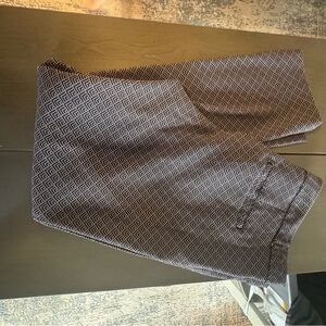 Banana Republic Black and White Patterned Pants